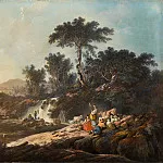 Национальная галерея искусств (Вашингтон) - Пильман, Жан-Батист - Пастухи, отдыхающие у ручья