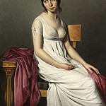 Portrait of a Young Woman in White, Jacques-Louis David