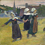 Breton Girls Dancing, Pont-Aven, Paul Gauguin