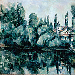 The Banks of the Marne (), Paul Cezanne