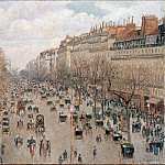 Boulevard Monmartre in Paris, Camille Pissarro