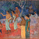 Scene from Tahitian Life, Paul Gauguin