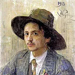 Илья Ефимович Репин - Портрет художника И. И. Бродского