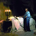 Resurrection of Jairuss daughter 1, Ilya Repin