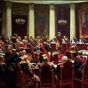 Inaugural Meeting of the State Council May 7, 1901 in honor of the centennial of the date of its establishment, Ilya Repin