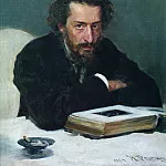 Portrait of the composer PI Blaramberga, Ilya Repin
