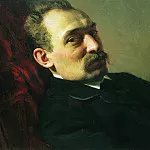 Portrait of the architect Philip Dmitrievich Hloboschina, Ilya Repin