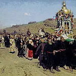 Religious procession in Kursk province, Ilya Repin