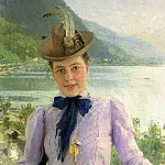 Portrait of Natalia Bori Nordman, Ilya Repin