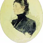 Portrait of Maria Bori Chukovskaya, Ilya Repin