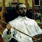 Portrait of the artist Kardovsky, Ilya Repin