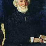 Portrait of Ivan Turgenev , Ilya Repin