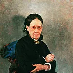 Portrait of a public figure NV Stasova, Ilya Repin