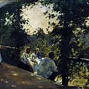 On the terrace, Ilya Repin