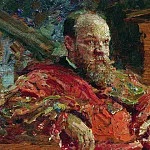 Portrait NV Delyarova, Ilya Repin
