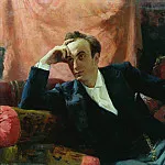 Portrait artist G. Ge, Ilya Repin
