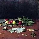 Apples and leaves, Ilya Repin
