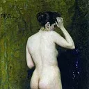 Ilya Repin - Nude model (from behind)