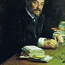 Portrait physiologist IM Sechenov, Ilya Repin