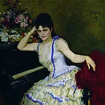 Portrait of pianist SI Menter, Ilya Repin