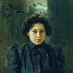 Портрет Репиной, дочери художника, Илья Ефимович Репин