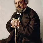 Portrait of the writer A.F. Pisemsky, Ilya Repin