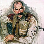 Portrait of the artist Gallen-Kallela, Ilya Repin