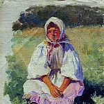 Peasant girl, Ilya Repin