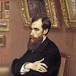 Portrait of P.M. Tretyakov, Ilya Repin