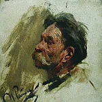 Portrait of a peasant, Ilya Repin
