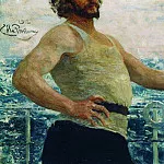 Илья Ефимович Репин - Портрет писателя Леонида Андреева (1871-1919) на яхте