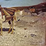 Лошадь для сбора камней в Вёле, Илья Ефимович Репин