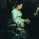For piano. Portrait of SV Tarnovskaya, Ilya Repin