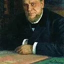 Portrait Koni, Ilya Repin