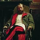 Илья Ефимович Репин - Портрет композитора Цезаря Антоновича Кюи (1835-1918)
