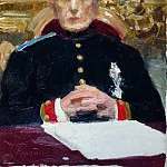 Portrait KP Pobedonostsev, Ilya Repin