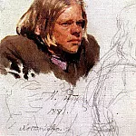Head hunchback, Ilya Repin