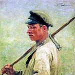 Косарь-литвин. Здравнёво. 1892–1897, Илья Ефимович Репин