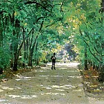 Alley in the park. Kachanivka, Ilya Repin