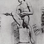 Sitting sitter , Ilya Repin
