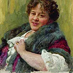Portrait of the writer TL Shchepkina-Kupernik, Ilya Repin