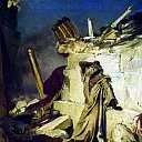 Lamentations of Jeremiah the prophet on the ruins of Jerusalem, Ilya Repin