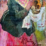 Илья Ефимович Репин - Этюд для картины Крестный ход в Курской губернии