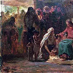 Илья Ефимович Репин - Благословение детей (на евангельский сюжет)