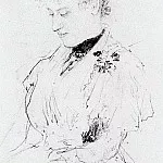 Portrait LN Yakovleva, Ilya Repin