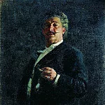 Portrait MO Mikeshin, Ilya Repin