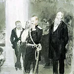 During a concert in Nobility, Ilya Repin