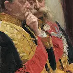 Portrait of I.L. Goremykin and N.N. Gerard, members of the State Council, Ilya Repin