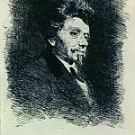 Portrait P. Schindler, Ilya Repin