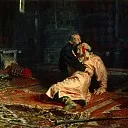 Ivan the Terrible and His Son Ivan on November 16 1581, Ilya Repin